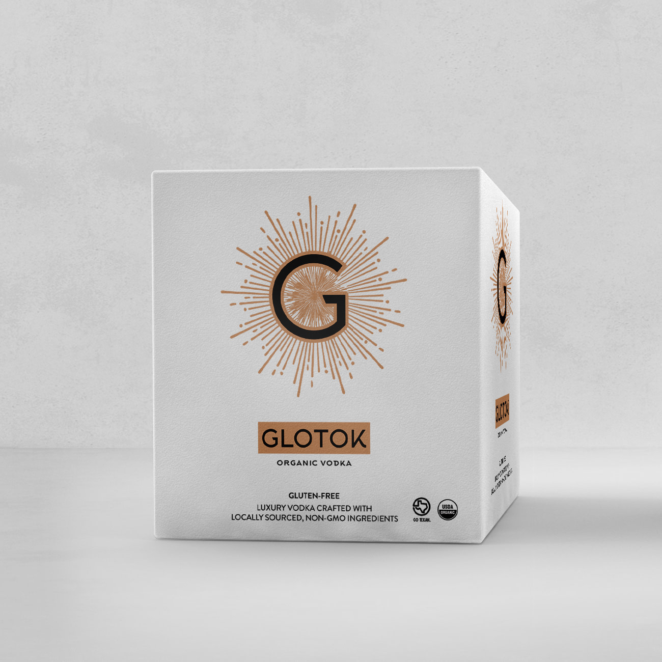 Austin Packaging Design: Glotok Vodka | Alyson Design // Austin TX