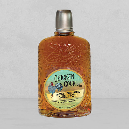 Chicken Cock Whiskey Beer Barrel Select