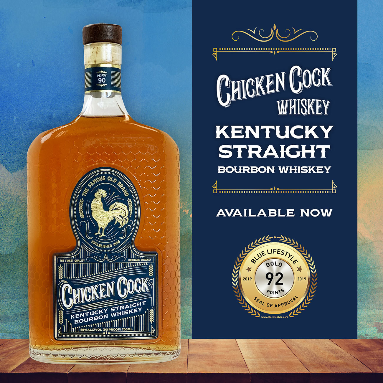 Chicken Cock Kentucky Straight Bourbon Whiskey