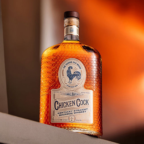 Chicken Cock Small Batch Whiskey.
