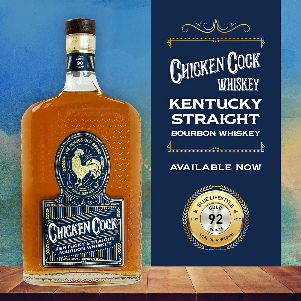 Austin Packaging Design: Chicken Cock Kentucky Straight Bourbon Whiskey |  Alyson Design // Austin TX