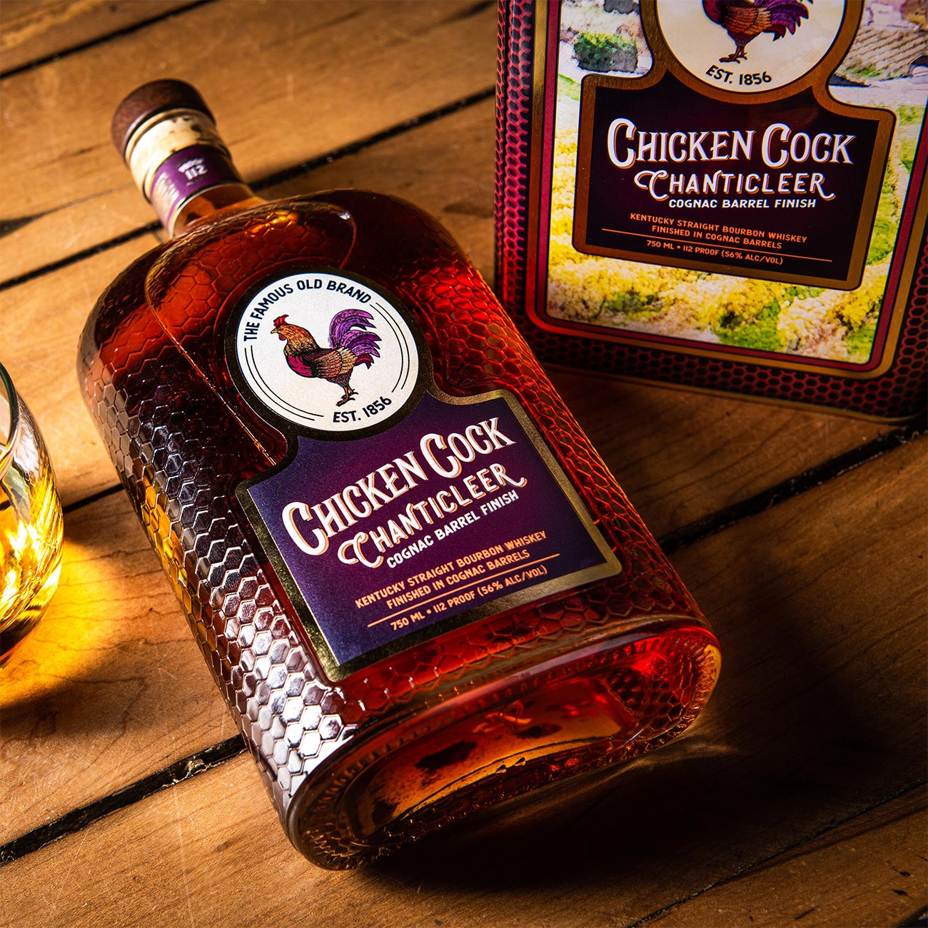 Chicken Cock Whiskey Chanticleer.