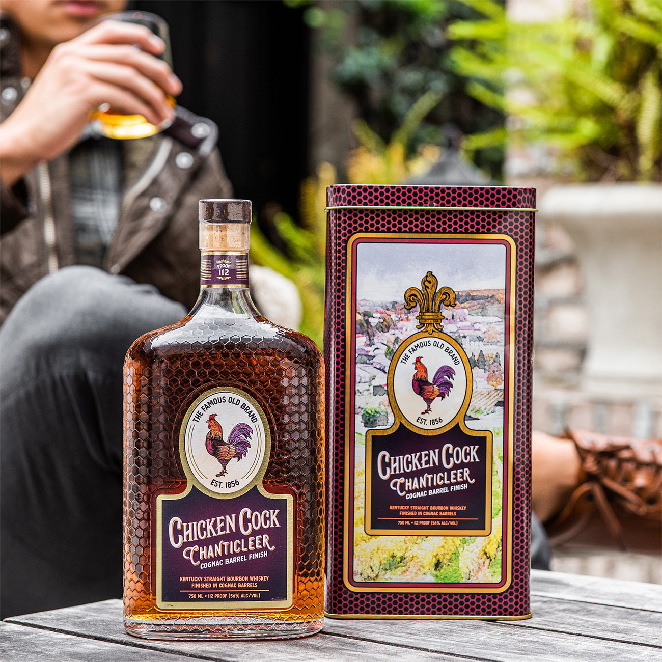 Chicken Cock Whiskey Chanticleer.